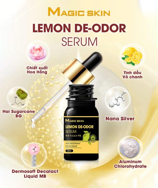 thành phần serum hôi nách