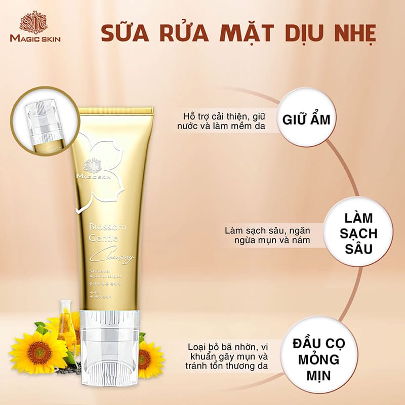 Sữa rửa mặt rau má magic skin có thể mua ở đâu?
