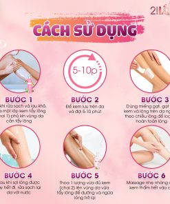 hướng dẫn sử dụng kem tẩy lông 2 lady